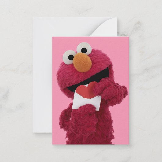 Sesame Street | Elmo Valentine Notitiekaartje (Voorkant)