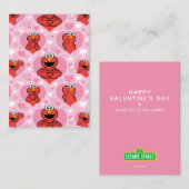 Sesame Street | Elmo Valentine Pattern Notitiekaartje (Voorkant / Achterkant)