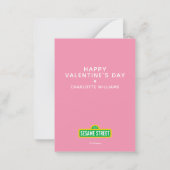 Sesame Street | Elmo Valentine Pattern Notitiekaartje (Achterkant)