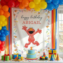 Sesame Street Elmo | Verjaardags Krijtje