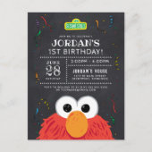 Sesame Street | Elmo Verjaardags Schrijfbord Briefkaart (Voorkant)