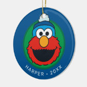 Sesame Street Elmo Winter Elmo Muts Keramisch Ornament (Links)
