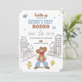Sesame Street - Elmo's First Rodeo Birthday Kaart (Staand voorkant)