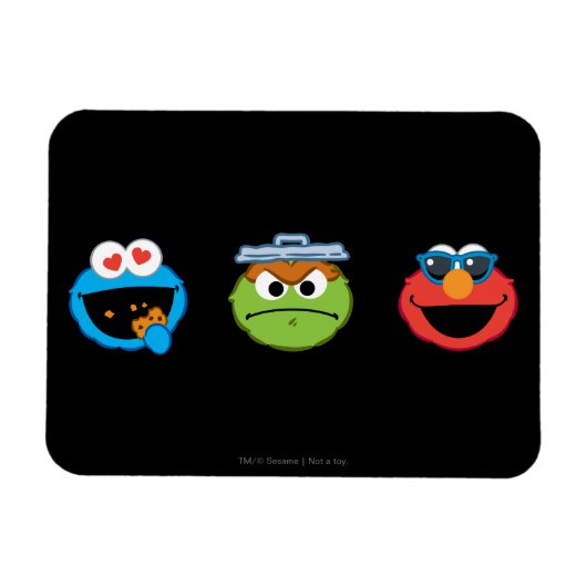 Sesame Street Emoji Pals Magneet (Horizontaal)