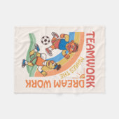 Sesame Street | Ernie & Bert Teamwerk Fleece Deken (Voorkant (Horizontaal))