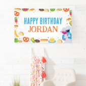 Sesame Street Foodie Truck Verjaardag Spandoek (Insitu)