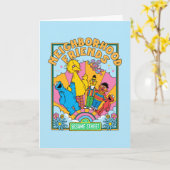 Sesame Street | Gefeliciteerd Kaart (Gele Bloem)