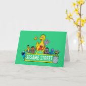 Sesame Street | Gefeliciteerd Kaart (Gele Bloem)