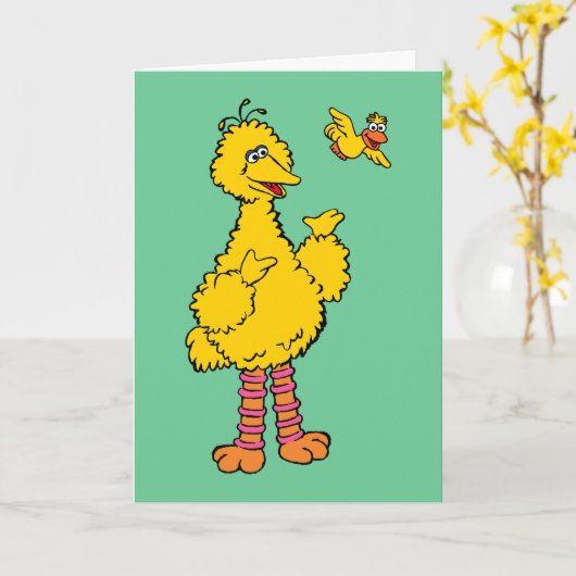 Sesame Street | Gefeliciteerd Kaart (Gele Bloem)