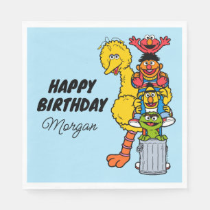 Sesame Street   Gefeliciteerd Vrienden Servet