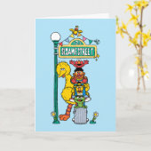 Sesame Street | Gelukkige verjaardag Kaart (Gele Bloem)