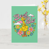 Sesame Street | Gelukkige verjaardag Kaart (Gele Bloem)