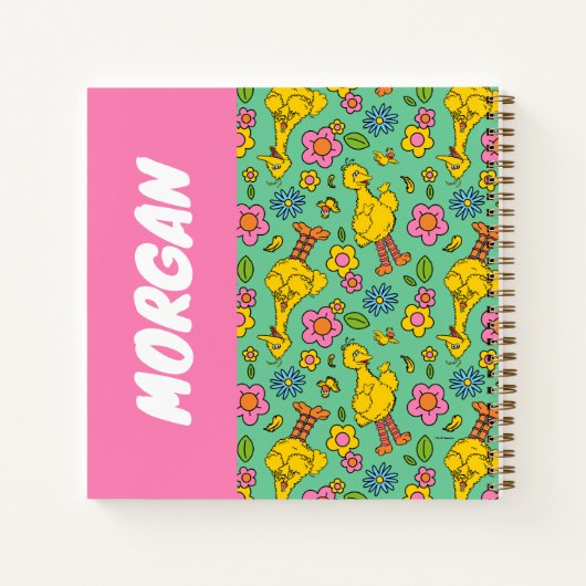 Sesame Street | Grote Vogel & Kleine Vogel | Voeg  Notitieboek (Achterkant)