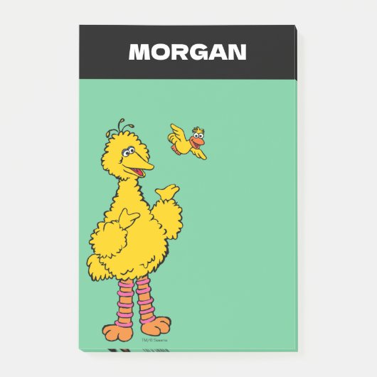 Sesame Street | Grote Vogel & Kleine Vogel | Voeg  Post-it® Notes (Voorkant)