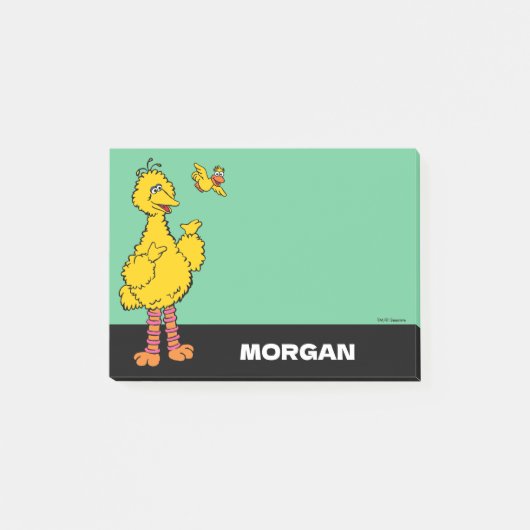 Sesame Street | Grote Vogel & Kleine Vogel | Voeg Post-it® Notes (Voorkant)