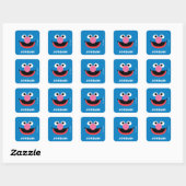 Sesame Street Grover - Terug naar School Labels (Vel)