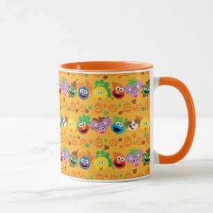 Sesame Street Herfstbladeren Patroon Mok
