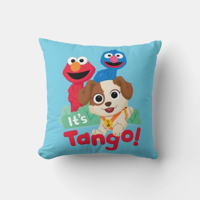 Sesame Street | Het is Tango met Elmo & Grover Kussen (Voorkant)