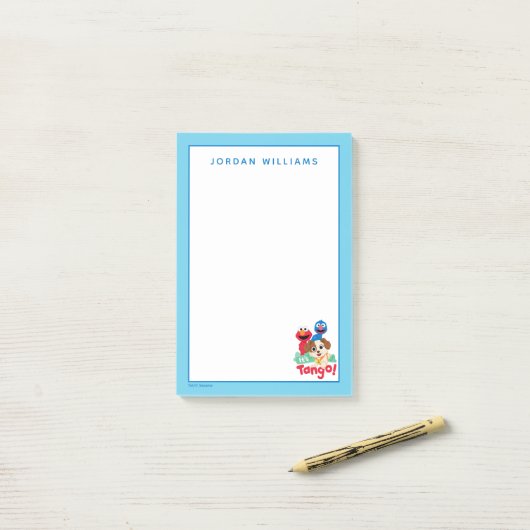 Sesame Street | Het is Tango met Elmo & Grover Post-it® Notes (Op bureau)