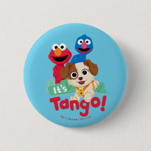 Sesame Street   Het is Tango met Elmo & Grover Ronde Button 5,7 Cm