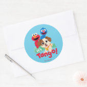 Sesame Street | Het is Tango met Elmo & Grover Ronde Sticker (Envelop)