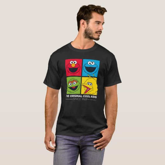 Sesame Street | het Originele Koele Kind T-shirt (Voorkant volledig)