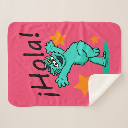 Sesame Street | ¡Hola! Rosita Sherpa Deken (Voorkant (horizontaal))