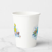 Sesame Street | Ice Skating Friends Papieren Bekers (Rechts)