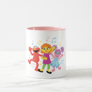 Sesame Street   Julia, Elmo en Abby dansen Mok