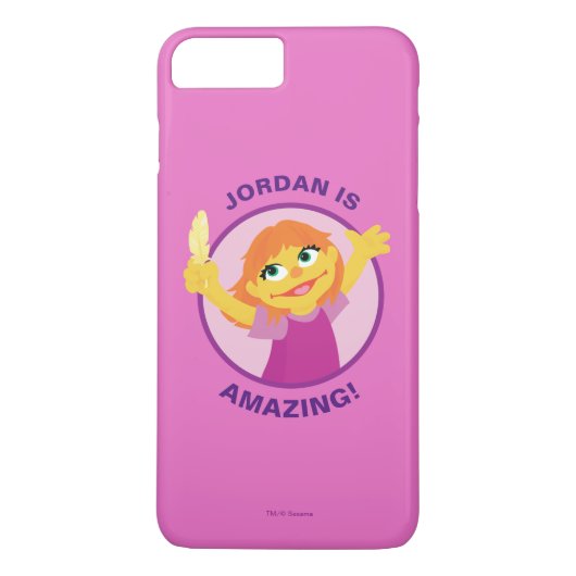 Sesame Street | Julia Holding Feather Case-Mate iPhone Case (Achterkant)