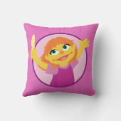 Sesame Street | Julia Holding Feather Kussen (Achterkant)