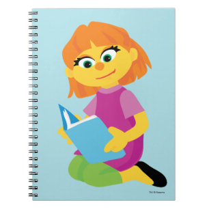 Sesame Street Julia leest een boek Notitieboek