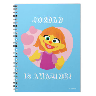 Sesame Street Julia Roze Hart Notitieboek