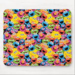 Sesame Street Karakter Gezichten Patroon Muismat<br><div class="desc">Bekijk dit coole patroon van al je favoriete Sesame Street personages!        ©  2014 Sesame Workshop. www.sesamestreet.org</div>