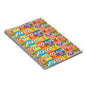 Sesame Street Karakter Ogen Patroon Notitieboek (Rechterzijde)