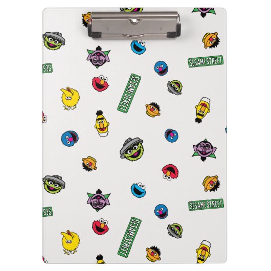 Sesame Street Karakter Patroon Klembord (Voorkant)