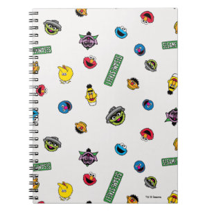 Sesame Street Karakterpatroon Notitieboek