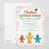 Sesame Street Kerst Koekjes Ruilen Feestdagenkaart (Voorkant / Achterkant)