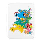 Sesame Street | Kerst vriendjes Magneet (Verticaal)