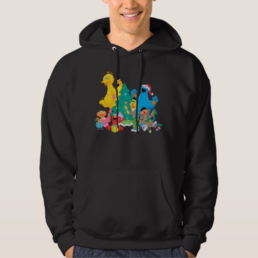 Sesame Street | Kerstpals Hoodie (Voorkant)