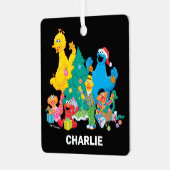 Sesame Street | Kerstpals Metalen Ornament (Voorkant links)