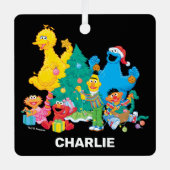 Sesame Street | Kerstpals Metalen Ornament (Voorkant)