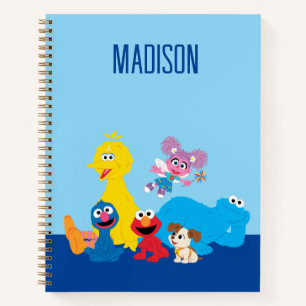 Sesame Street Kleurrijke Sesame Street-vrienden Notitieboek