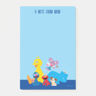 Sesame Street Kleurrijke Sesame Street-vrienden Post-it® Notes