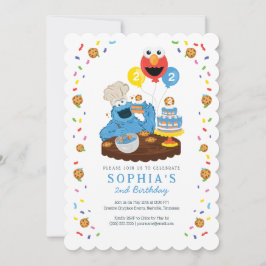 Sesame Street | Koekjesmonster verjaardagstaart  Kaart