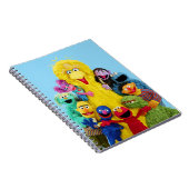 Sesame Street | Leuke Kleurrijke Vrienden Portret Notitieboek (Rechterzijde)