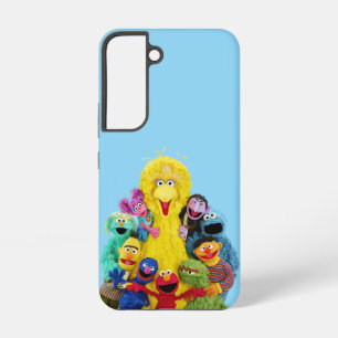 Sesame Street Leuke Kleurrijke Vrienden Portret Samsung Galaxy Hoesje