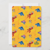 Sesame Street Mecha Builders Chalkboard Birthday Kaart (Achterkant)