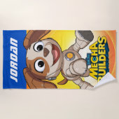 Sesame Street | Mecha Builders Tango | Voeg naam t Strandlaken (Voorkant)