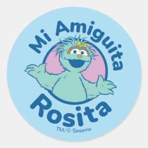 Sesame Street   Mi Amiguita Rosita Ronde Sticker